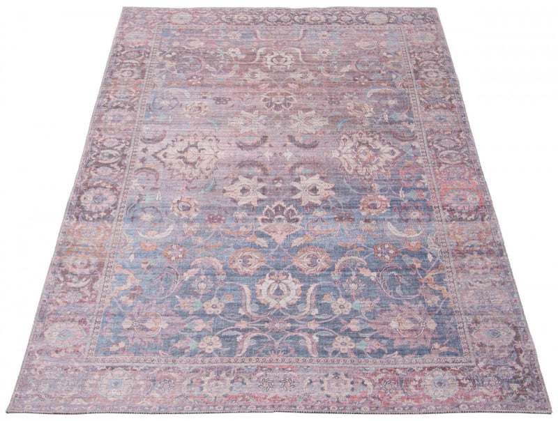 Boann Grey/blue Rug 5'3\" X 8'0\" Area Rug