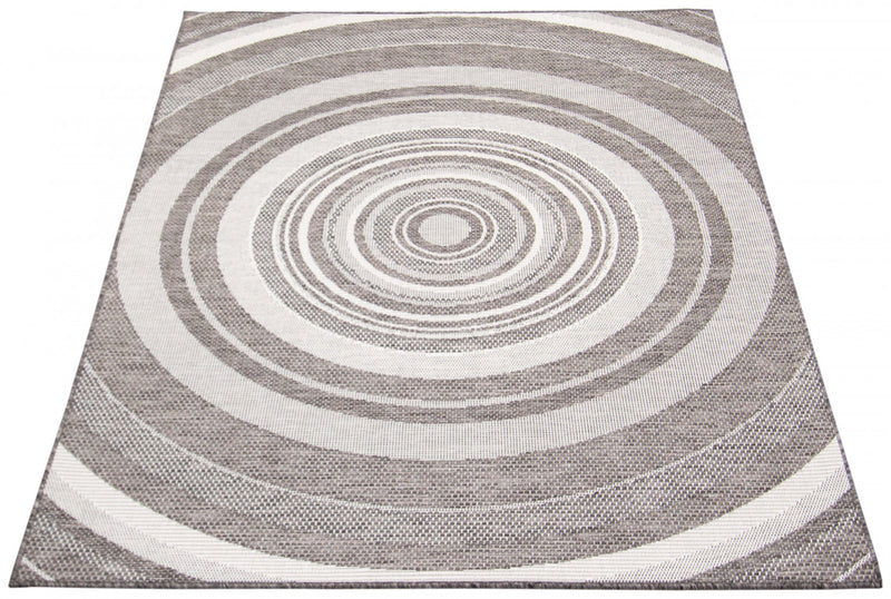 Neisha Modern Grey Rug 6'7\" X 9'6\" Area Rug