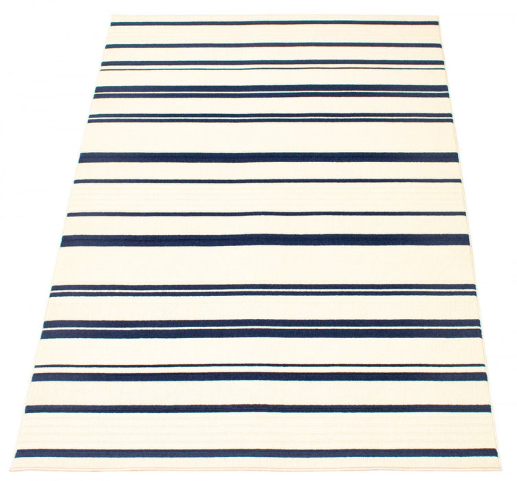 Talya Blue-Ivory 3'11\" x 5'7\" Area Rug