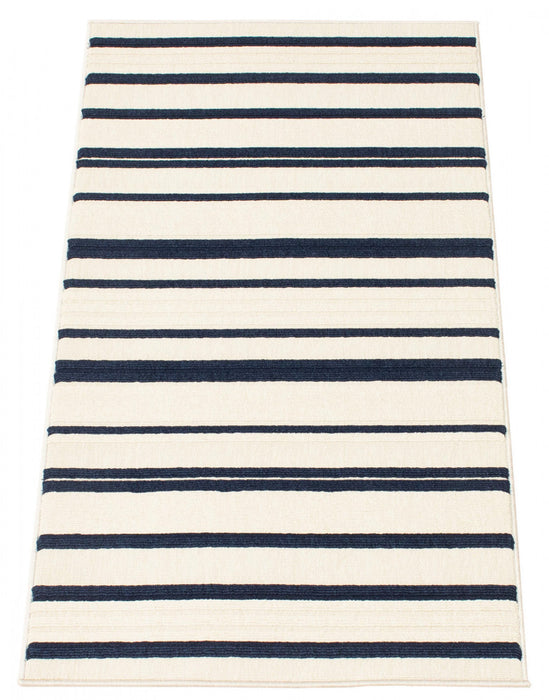 Talya Blue-Ivory 2'8\" x 4'11\" Area Rug