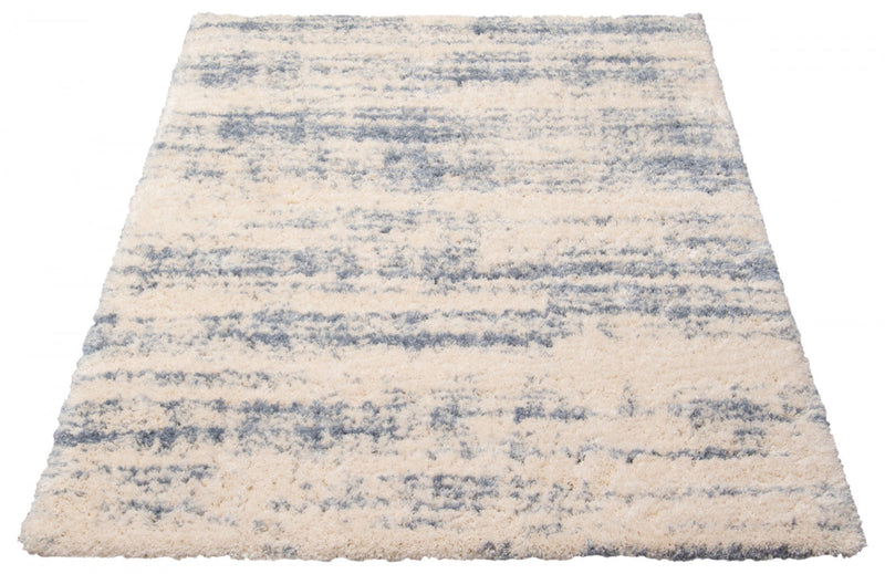 Kei Cream/Light Blue Area Rug - 5'3\" x 7'3\"