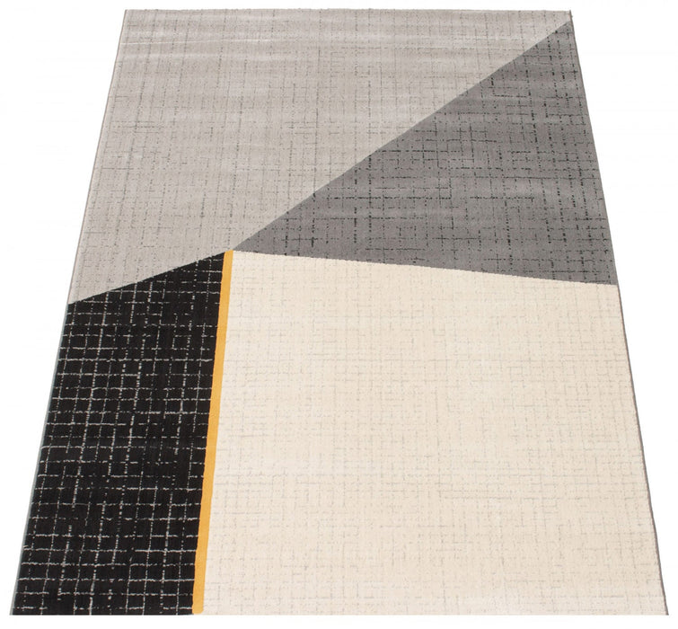 Theano Black 3'11\" x 5'7\" Area Rug