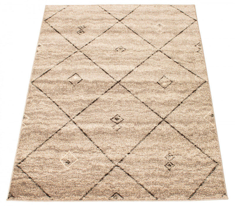 Grande Grey/Brown 6'7\" X 9'6\" Area Rug
