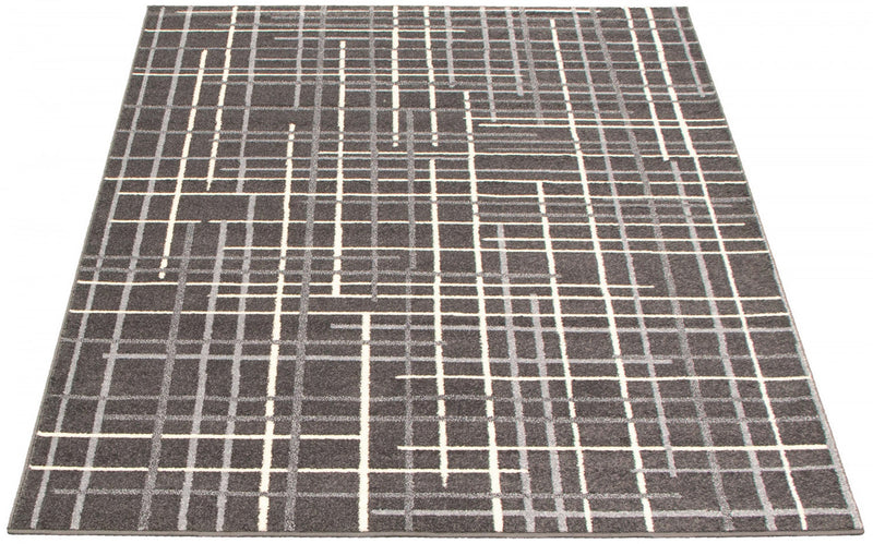 Taite Anthracite Area Rug - 3'11\" x 5'7\"