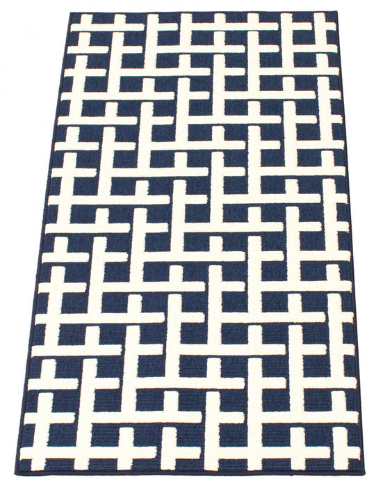 Brangane Blue 2'8\" x 4'11\" Area Rug