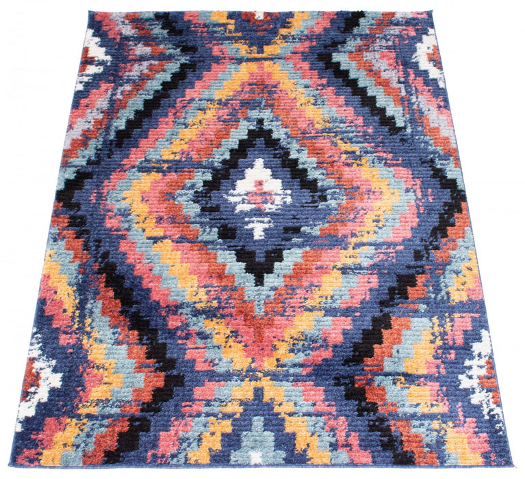 Paloma Casa Navy Area Rug - 6'7\" x 9'6\"