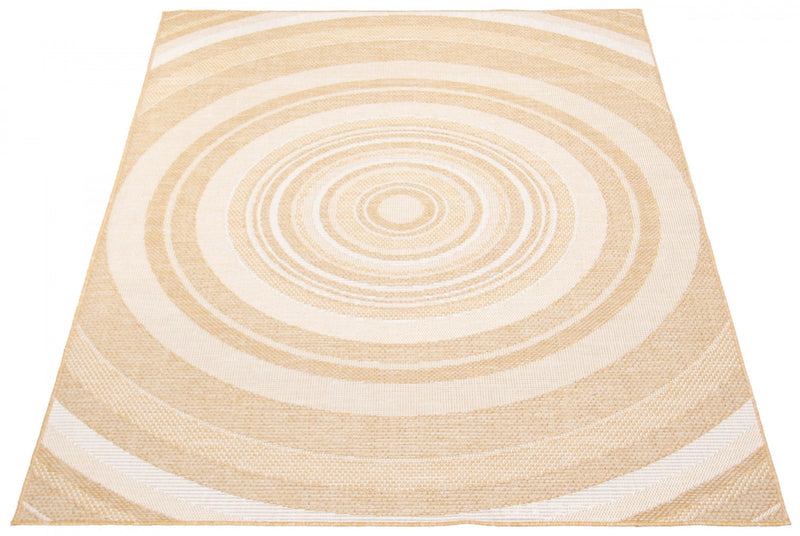 Neisha Modern Gold Rug 6'7\" X 9'6\" Area Rug