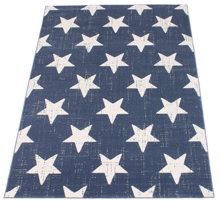 Ira Navy 4'7\" x 6'7\" Area Rug