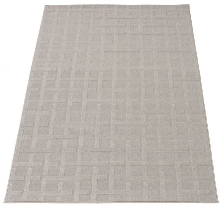 Brangane Grey 6'7\" x 9'6\" Area Rug