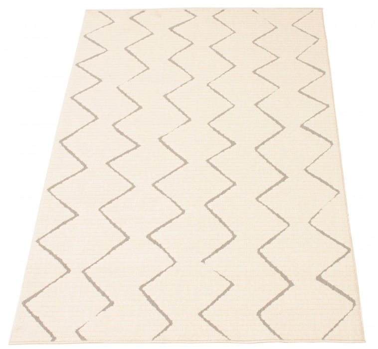 Kimi Ivory 3'11\" x 5'7\" Area Rug