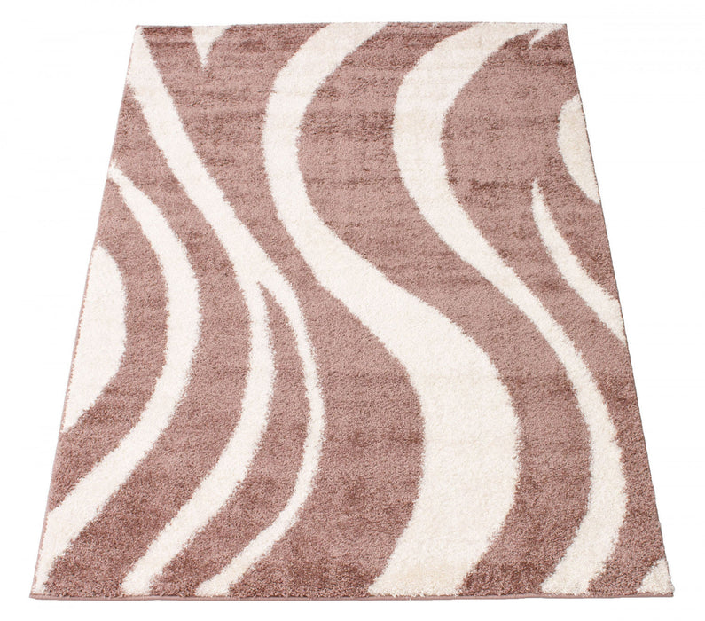 Luci Pink Shag 7'10\" x 10'0\" Area Rug