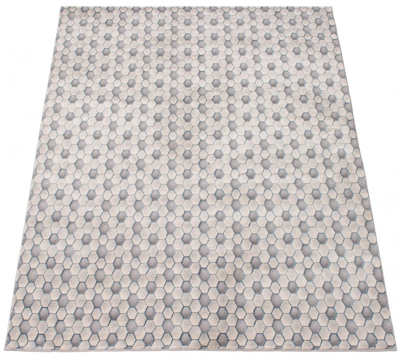 Ranger Grey/blue Rug 5'3\" X 7'3\" Area Rug