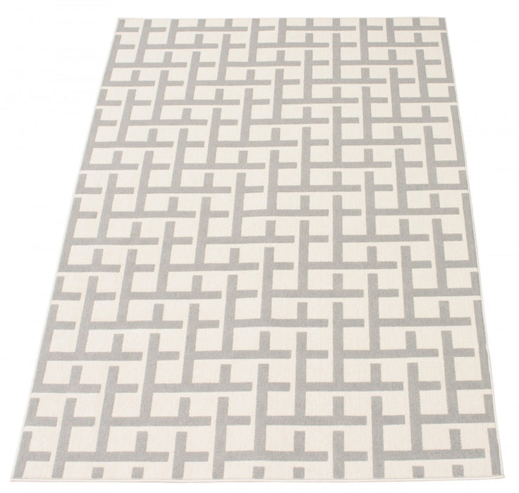 Brangane Light Grey 3'11\" x 5'7\" Area Rug