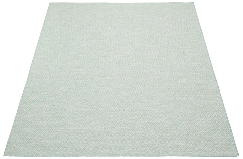 Neisha Diamond Mint Rug 6'7\" X 9'6\" Area Rug