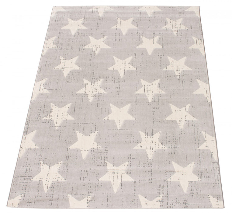 Ira Light Grey 5'3\" x 7'7\" Area Rug