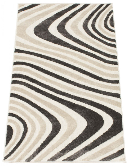 Nikkos Taupe 2'8\" x 4'11\" Area Rug