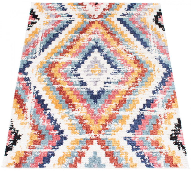 Paloma Casa White Area Rug - 6'7\" x 9'6\"