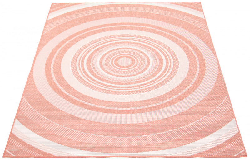 Neisha Modern Coral Rug 6'7\" X 9'6\" Area Rug