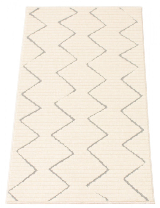 Kimi Ivory 2'8\" x 4'11\" Area Rug