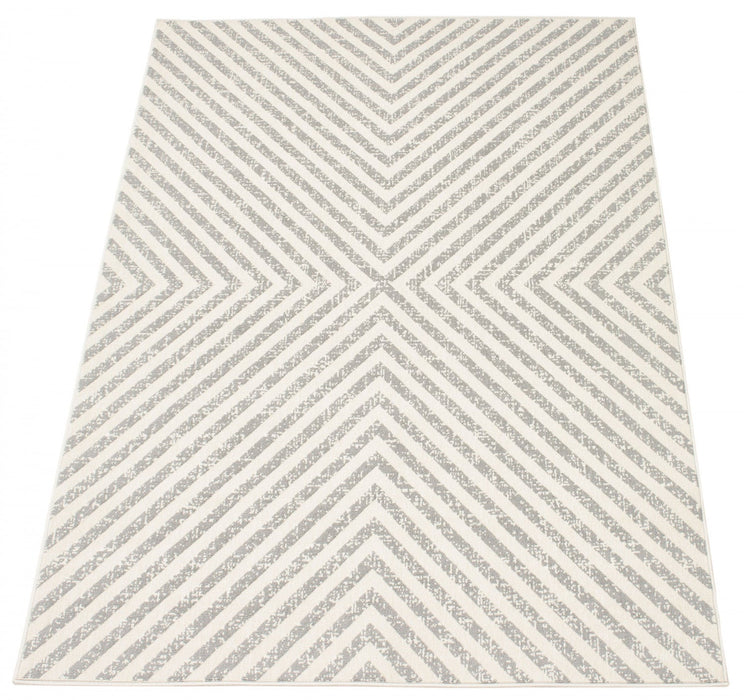 Dodie Light Grey 3'11\" x 5'7\" Area Rug