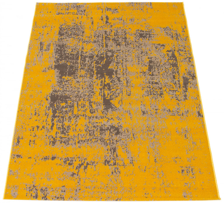 Mariam Yellow 6'7\" x 9'6\" Area Rug