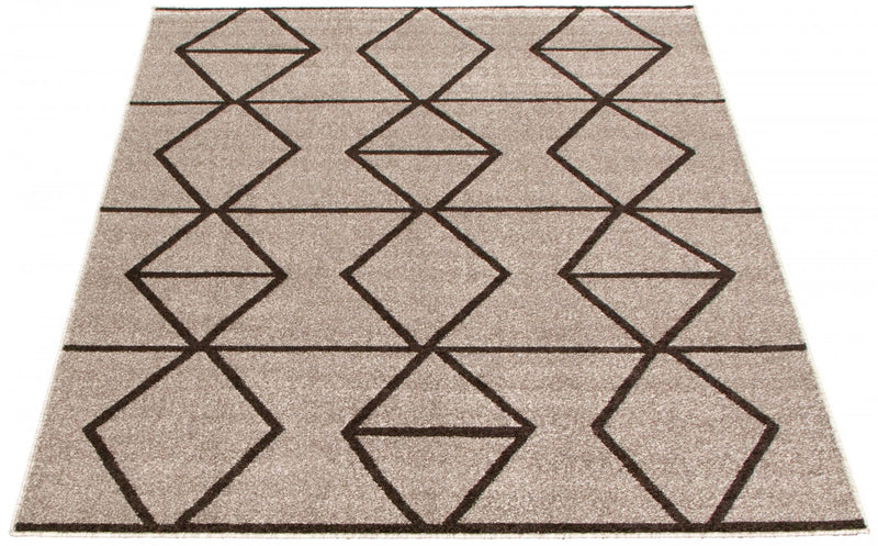 Anandi Grey-Brown Area Rug - 7'10\" x 10'2\"
