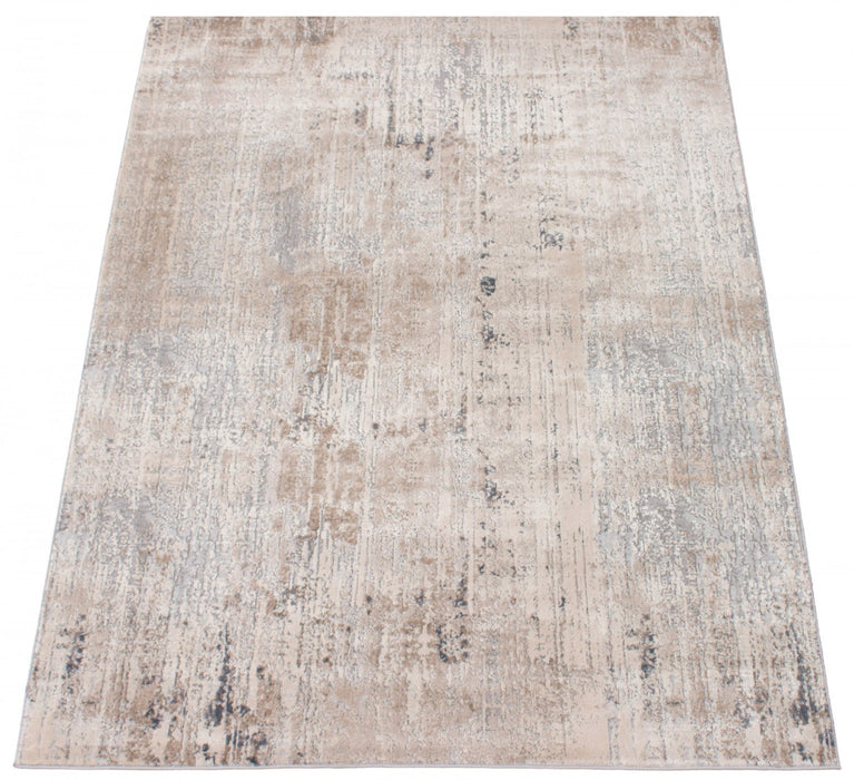 Delaine Taupe Rug 6'7\" X 9'6\" Area Rug