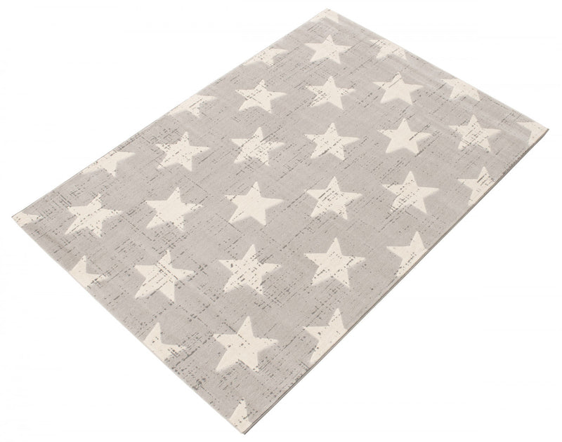 Ira Light Grey 5'3\" x 7'7\" Area Rug
