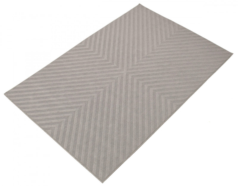 Dodie Grey 6'7\" x 9'6\" Area Rug