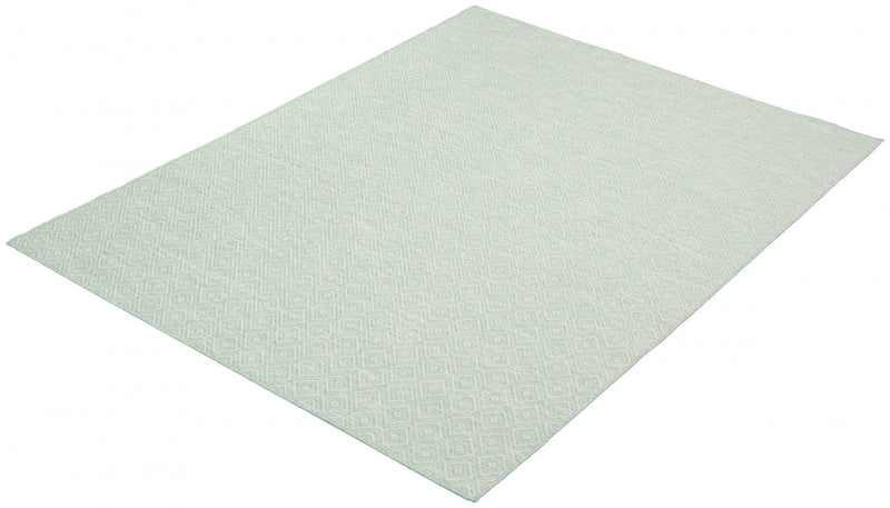 Neisha Diamond Mint Rug 5'3\" X 7'3\" Area Rug