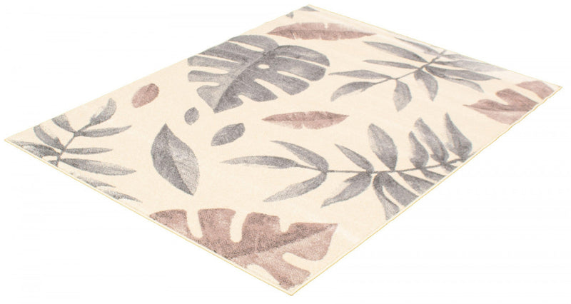 Palta Cream-Rose Area Rug - 7'10\" x 10'2\"