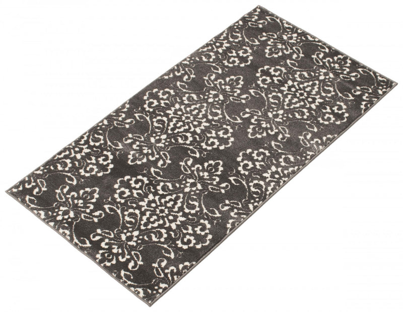 Caledonia Grey 2'8\" x 4'11\" Area Rug