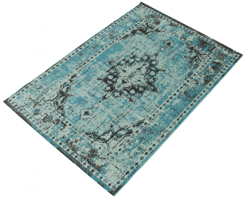 Chenta Aqua 5'3\" x 7'7\" Area Rug