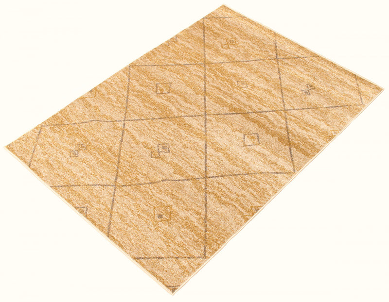 Grande Ivory/Gold 6'7\" X 9'6\" Area Rug