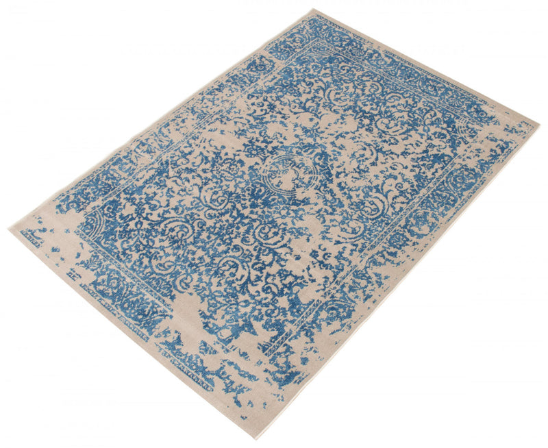 Corinne Blue 4'7\" x 6'7\" Area Rug