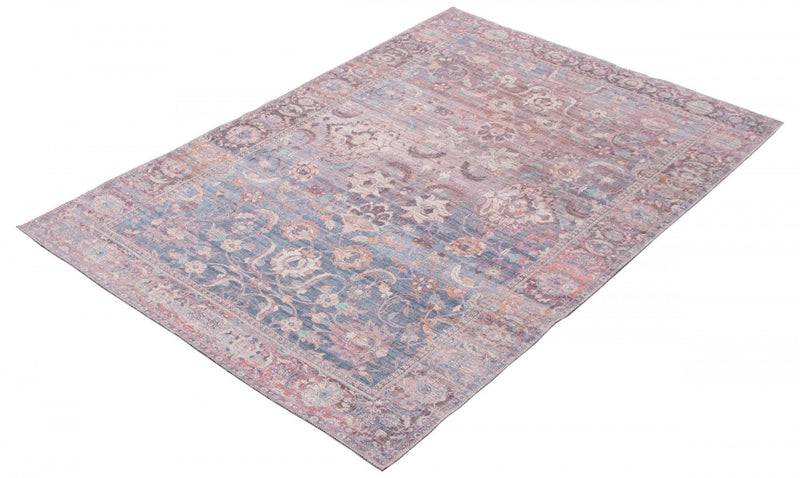 Boann Grey/blue Rug 7'10\" X 10'0\" Area Rug