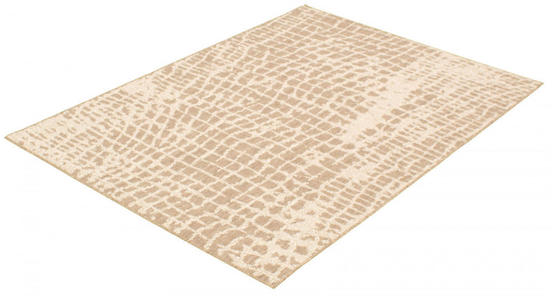 Sadie Safari Taupe-Champagne Area Rug - 7'10\" x 10'2\"