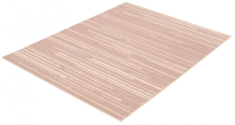 Faith Rose-Cream Area Rug - 5'3\" x 7'3\"