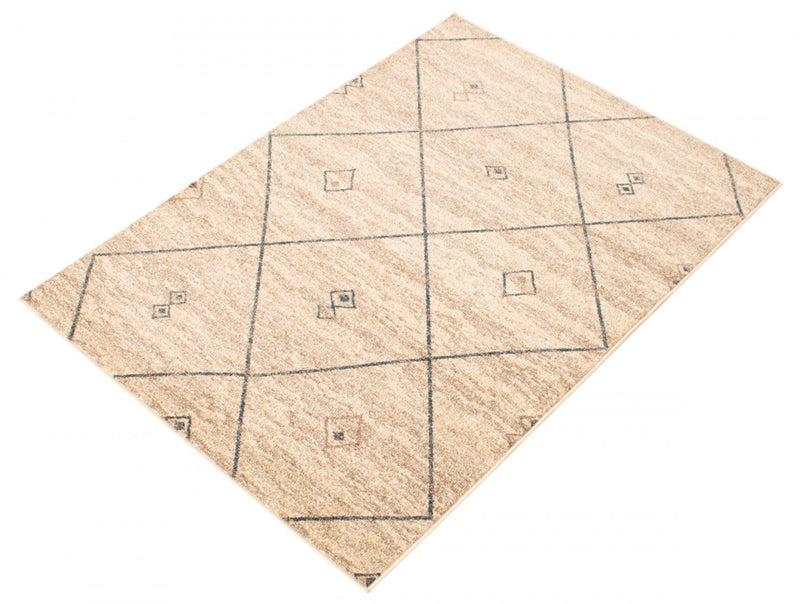 Grande Ivory-Blue 7'10\" x 10'2\" Area Rug