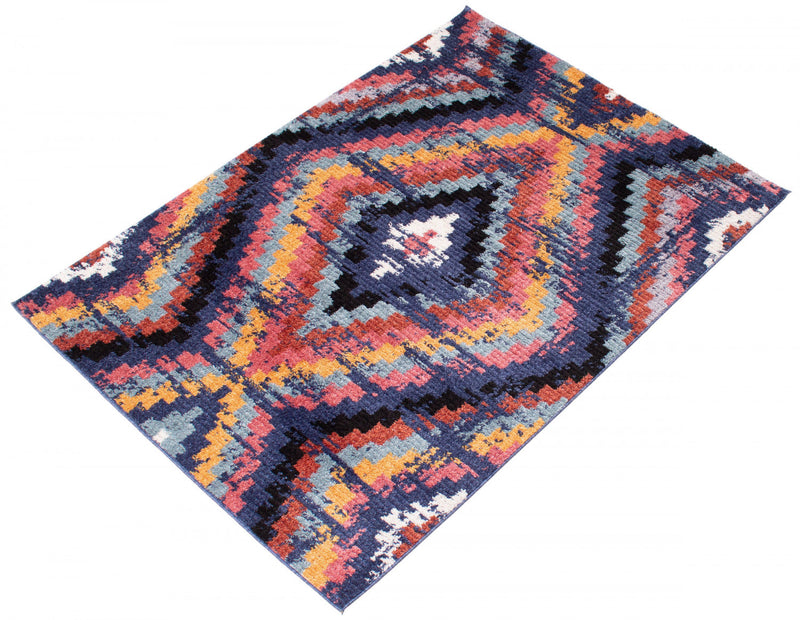 Paloma Casa Navy Area Rug - 6'7\" x 9'6\"