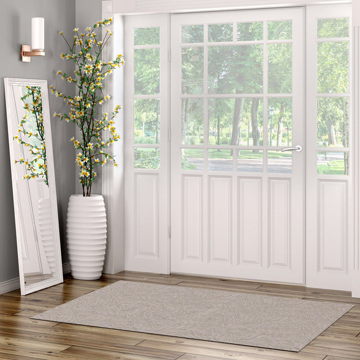 Bellezza Light Grey 2'2\" x 4'0\" Area Rug