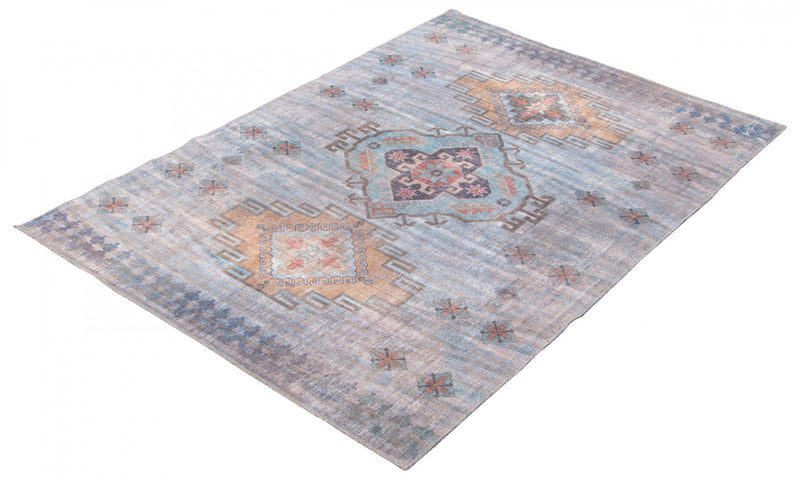 Kashkuli Blue Rug 5'3\" X 8'0\" Area Rug