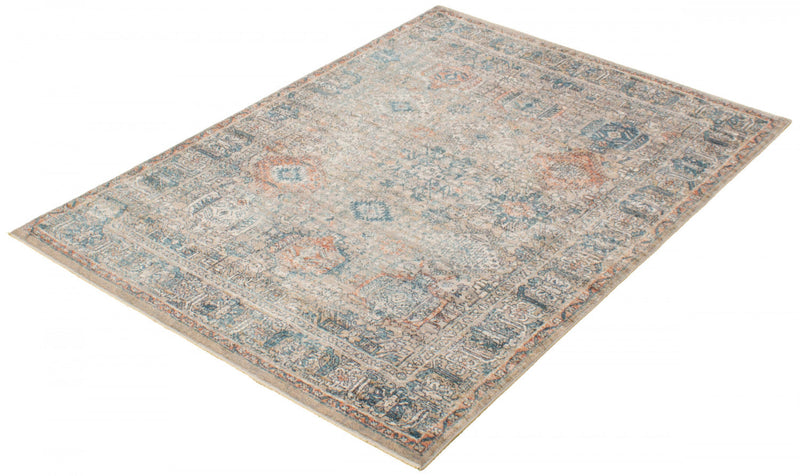 Bolivar Yalameh Blue-Grey Area Rug - 5'0\" x 8'0\"