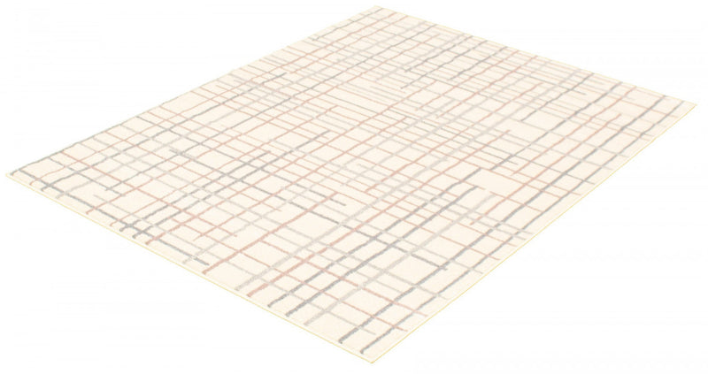 Taite Cream-Silver Area Rug - 7'10\" x 10'2\"