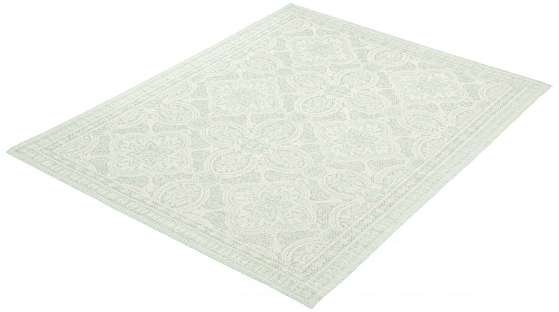 Neisha Traditional Mint Rug 6'7\" X 9'6\" Area Rug