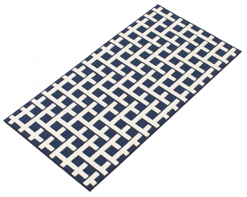 Brangane Blue 2'8\" x 4'11\" Area Rug