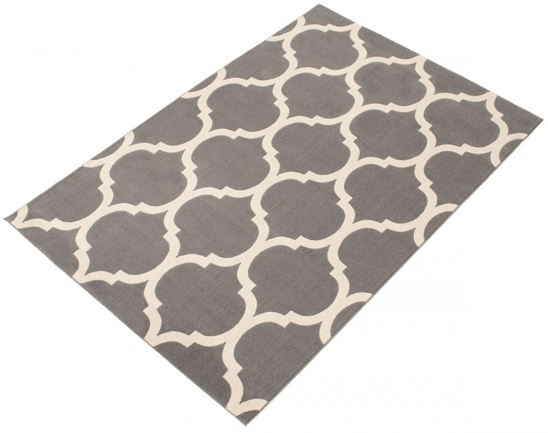 Aliya Grey 5'3\" x 7'7\" Area Rug