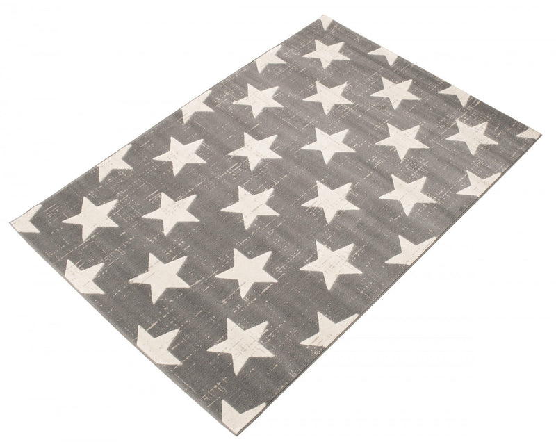 Ira Grey 4'7\" x 6'7\" Area Rug