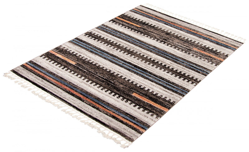 Vera Linear Multi-Colour Area Rug - 5'2\" x 7'5\"