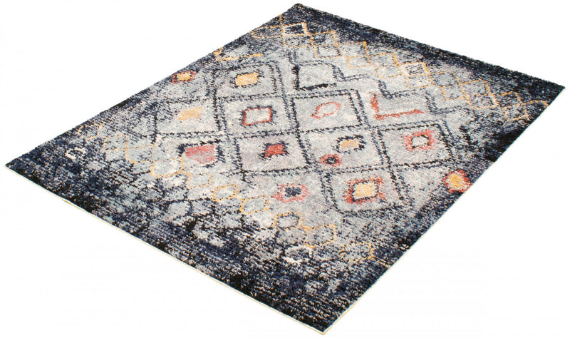 Makondo Classic Blue Area Rug - 8'0\" x 10'0\"